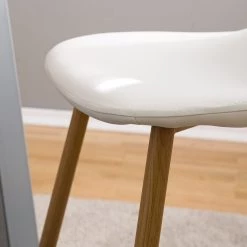 Mørteens Chaise capitonnée Iskmo - Blanc - Lot de 2 -Meubles de salle à manger Soldes Magasin 1000006086 201130 11161000004 MOOD DETAILS P000000001000006086 mood