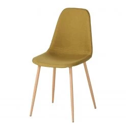 Mørteens Chaise capitonnée Iskmo III - Jaune curry - Lot de 2 -Meubles de salle à manger Soldes Magasin 1000006090 200706 14365400003 DETAILS P000000001000006090