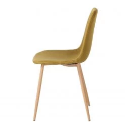 Mørteens Chaise capitonnée Iskmo III - Jaune curry - Lot de 2 -Meubles de salle à manger Soldes Magasin 1000006090 200706 14365500005 DETAILS P000000001000006090
