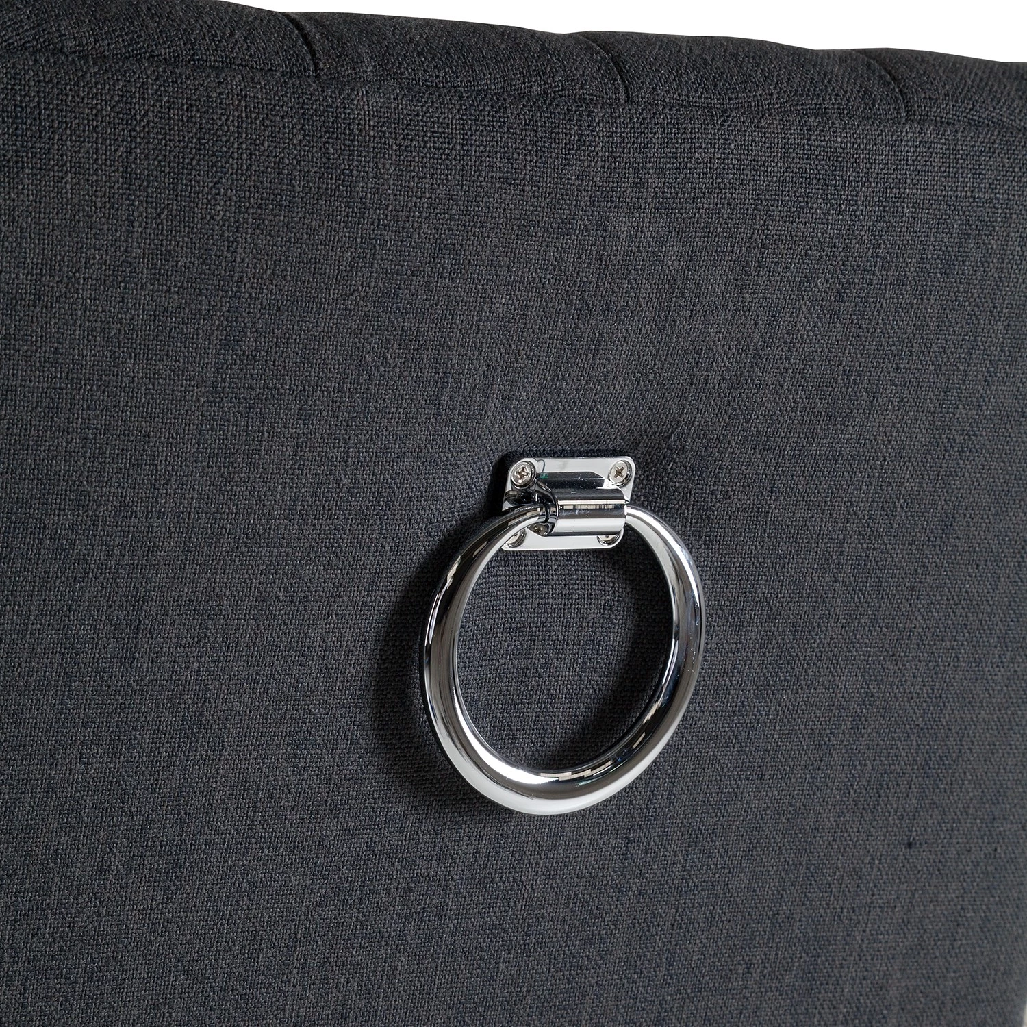 Maison Belfort Chaise de bar Nola - Tissu - Chêne massif - Gris foncé / Chêne foncé 16 Maison Belfort Chaise de bar Nola - Tissu - Chêne massif - Gris foncé / Chêne foncé – Image 16