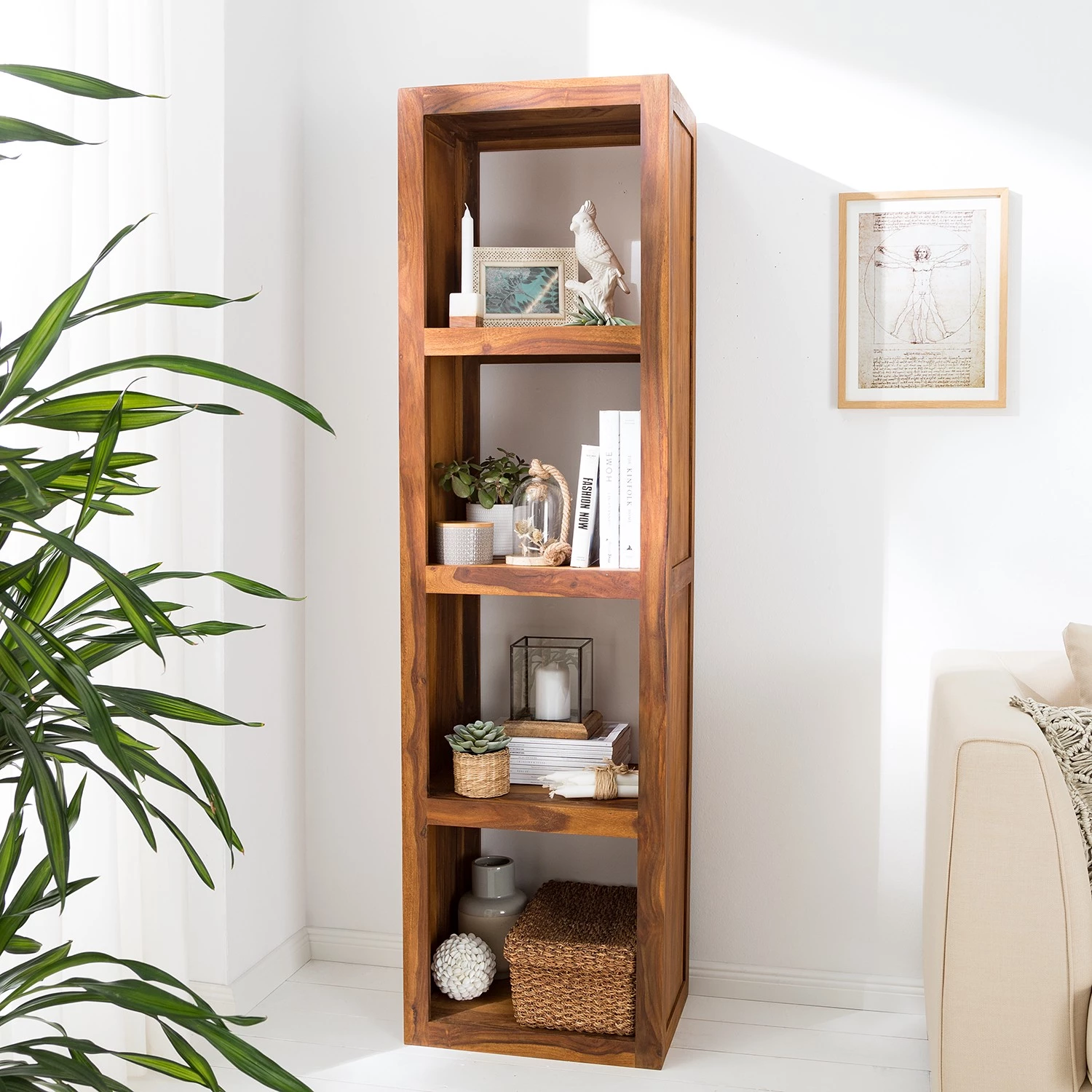 Ars Natura Etagère Ohio - Sheesham massif 3 Ars Natura Etagère Ohio - Sheesham massif – Image 3