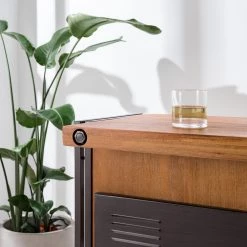 Ars manufacti Bar Manchester - Acacia massif / Métal - Acacia / Anthracite -Meubles de salle à manger Soldes Magasin 1000008798 220624 024 MOOD DETAILS P000000001000008798 mood