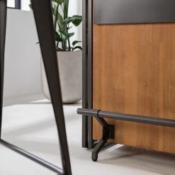 Ars manufacti Bar Manchester - Acacia massif / Métal - Acacia / Anthracite -Meubles de salle à manger Soldes Magasin 1000008798 220624 025 MOOD DETAILS P000000001000008798 mood