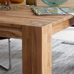 Ars Natura Table de salle à manger JoWOOD - Avec rallonge - Chêne massif -Meubles de salle à manger Soldes Magasin 1000012487 210903 08490100003 MOOD DETAILS P000000001000012487 mood