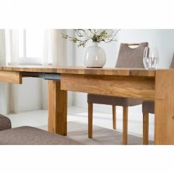 Ars Natura Table de salle à manger JoWOOD - Avec rallonge - Chêne massif -Meubles de salle à manger Soldes Magasin 1000012487 220310 034 DETAILS P000000001000012487