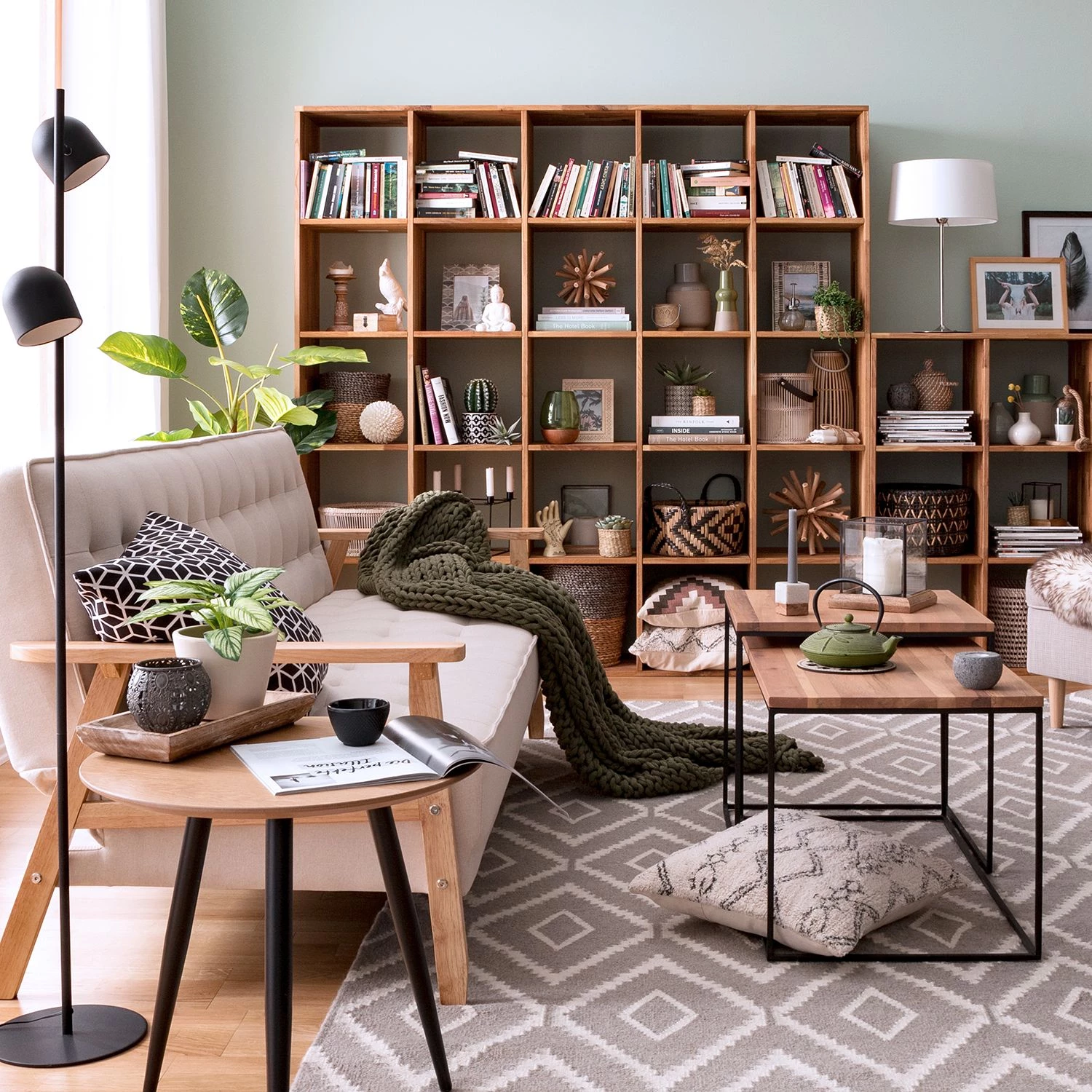 Ars Natura Étagère GrapWOOD VI - Chêne massif 2 Ars Natura Étagère GrapWOOD VI - Chêne massif – Image 2