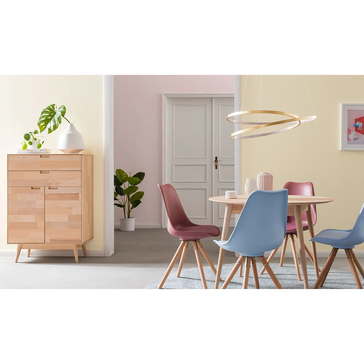 Mørteens Buffet haut Finsby - Partiellement en hêtre massif - Hêtre 3 Mørteens Buffet haut Finsby - Partiellement en hêtre massif - Hêtre – Image 3