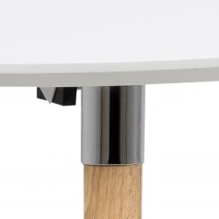 Mørteens Table extensible Becky - Blanc / Hévéa -Meubles de salle à manger Soldes Magasin 1000015607 200406 13540000005 DETAILS P000000001000015607