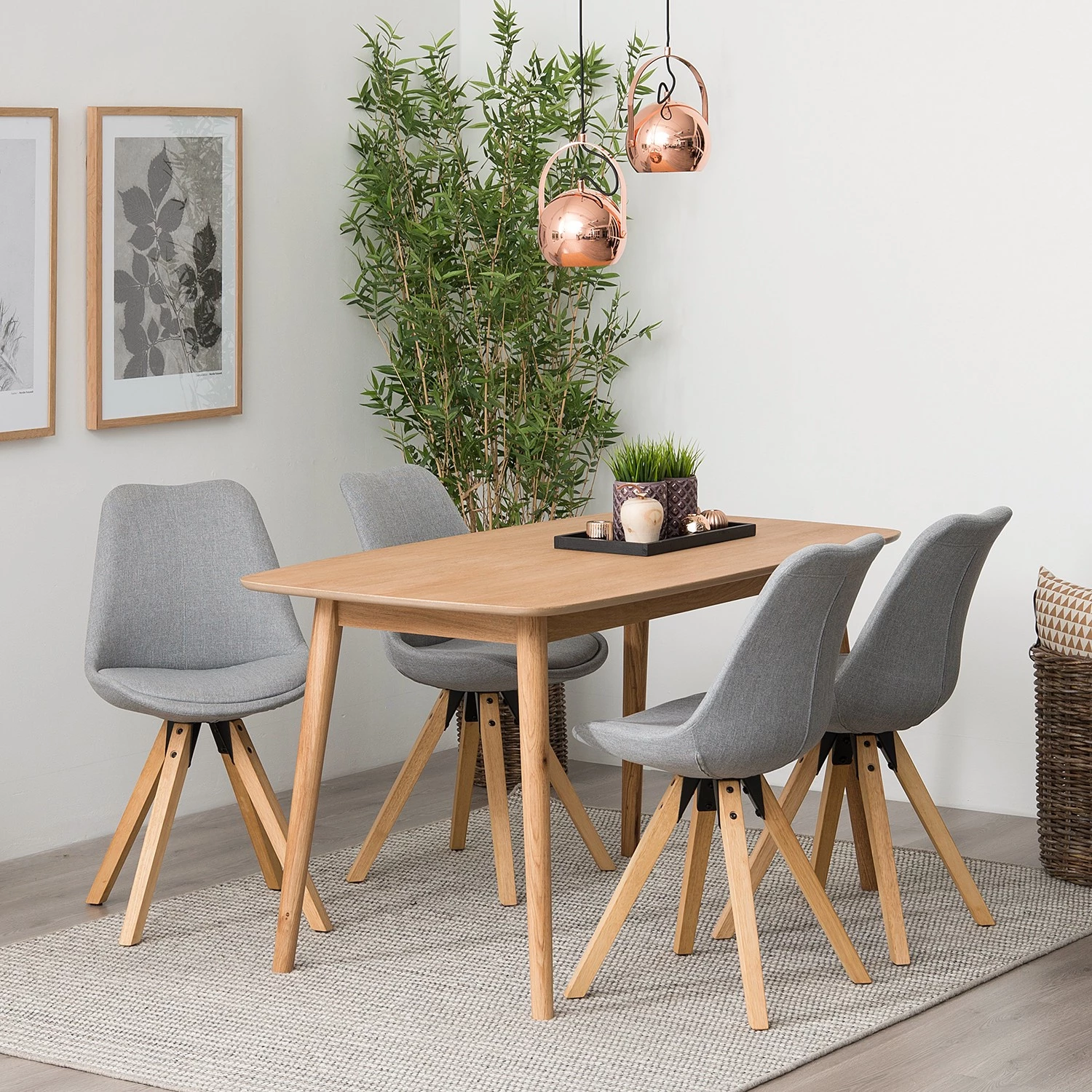 Mørteens Chaises capitonnées Aledas II - Tissu Cors: Granite - Lot de 2 4 Mørteens Chaises capitonnées Aledas II - Tissu Cors: Granite - Lot de 2 – Image 4