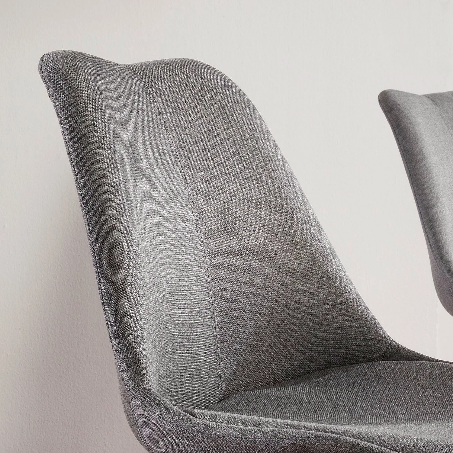 Mørteens Chaises capitonnées Aledas II - Tissu Cors: Granite - Lot de 2 11 Mørteens Chaises capitonnées Aledas II - Tissu Cors: Granite - Lot de 2 – Image 11