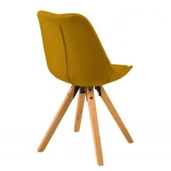 Mørteens Chaises capitonnées Aledas II - Tissu Cors: Jaune curry - Lot de 2 -Meubles de salle à manger Soldes Magasin 1000015961 201008 06202100032 DETAILS P000000001000015961