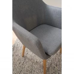 Mørteens Chaises à accoudoirs Nicholas - Tissu Cors: Granite - 1 chaise -Meubles de salle à manger Soldes Magasin 1000016021 210126 13013200004 DETAILS P000000001000016021