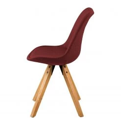 Mørteens Chaises capitonnées Aledas II - Tissu Cors: Rouge foncé - Lot de 2 -Meubles de salle à manger Soldes Magasin 1000016100 200609 13012100044 DETAILS P000000001000016100