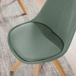 Mørteens Chaises capitonnées Aledas II - Tissu Cors: Gris menthe - Lot de 2 23 Mørteens Chaises capitonnées Aledas II - Tissu Cors: Gris menthe - Lot de 2 -Meubles de salle à manger Soldes Magasin 1000016101 201008 06213300112 DETAILS P000000001000016101
