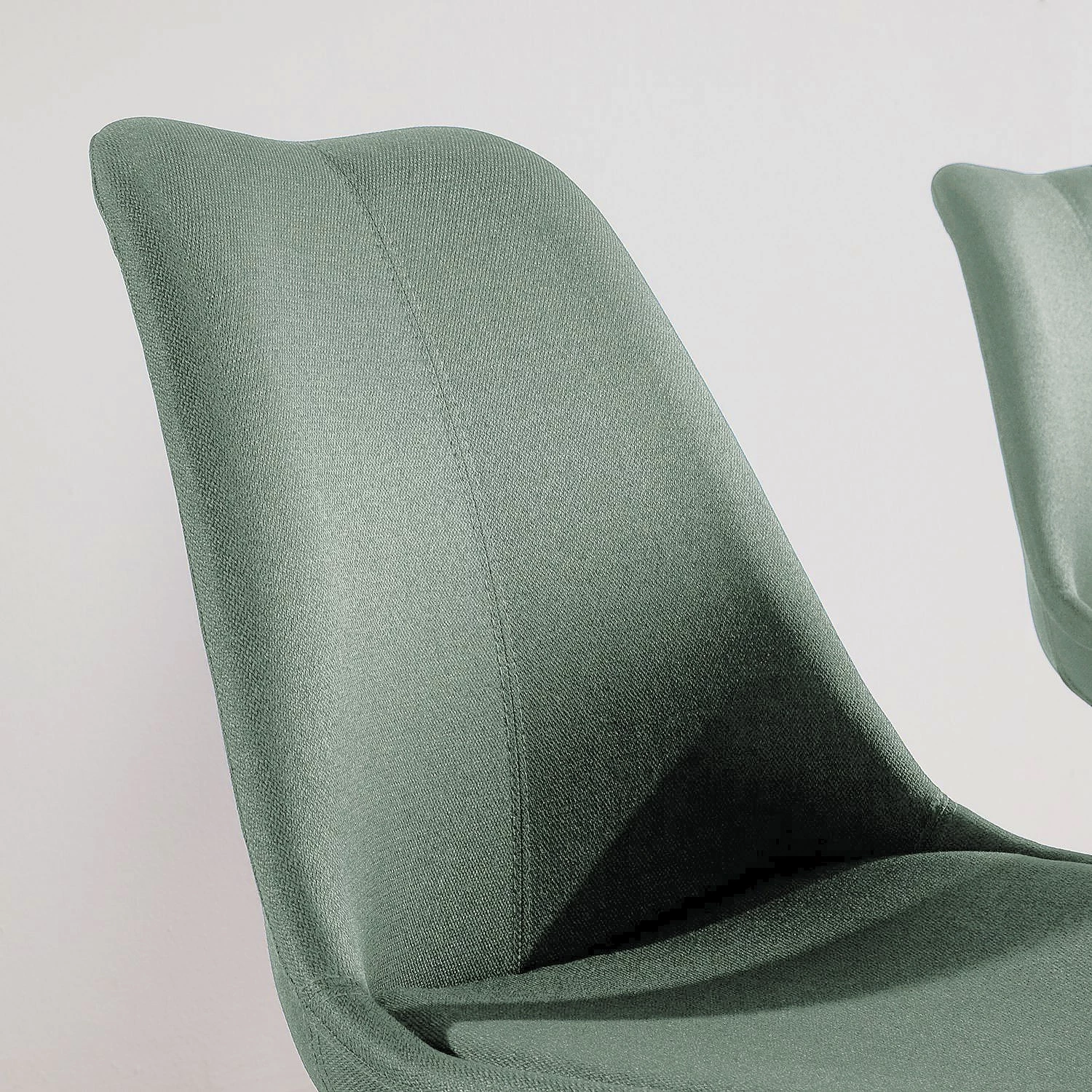 Mørteens Chaises capitonnées Aledas II - Tissu Cors: Gris menthe - Lot de 2 12 Mørteens Chaises capitonnées Aledas II - Tissu Cors: Gris menthe - Lot de 2 – Image 12