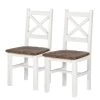 Maison Belfort Chaises Balignton (lot de 2) - Blanc