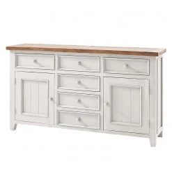 Maison Belfort Buffet Balignton I - Pin massif - Blanc