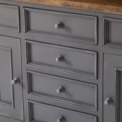 Maison Belfort Vaisselier Balignton - Gris 25 Maison Belfort Vaisselier Balignton - Gris -Meubles de salle à manger Soldes Magasin 1000027370 200928 14082300014 DETAILS P000000001000027370