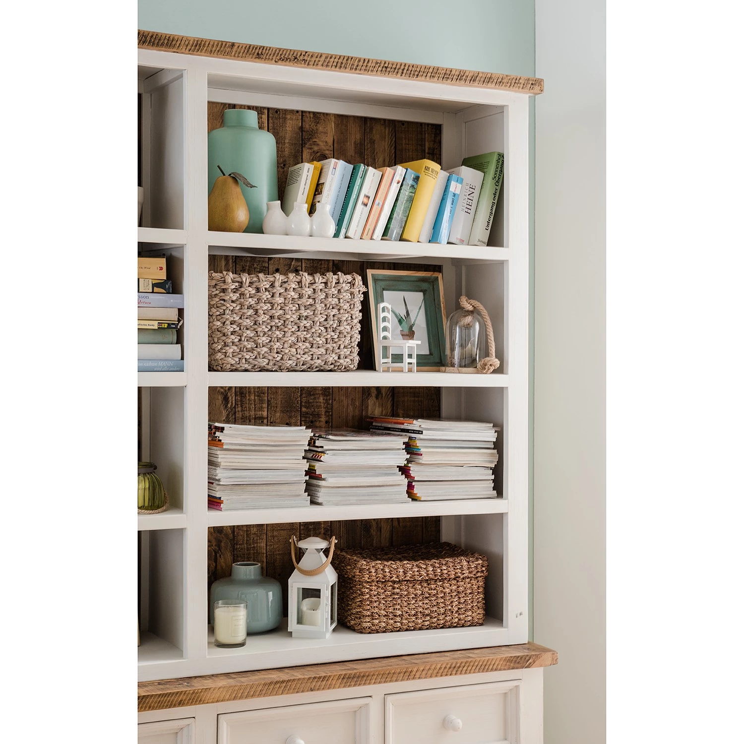 Maison Belfort Meuble bibliothèque Balignton - Blanc 2 Maison Belfort Meuble bibliothèque Balignton - Blanc – Image 2