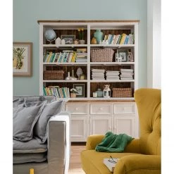 Maison Belfort Meuble bibliothèque Balignton - Blanc 9 Maison Belfort Meuble bibliothèque Balignton - Blanc -Meubles de salle à manger Soldes Magasin 1000027410 211116 13020200329 MOOD DETAILS P000000001000027410 mood