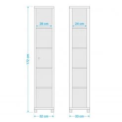 Fredriks Vitrine Winnipeg I - Avec éclairage LED - Verre transparent / Blanc 5 Fredriks Vitrine Winnipeg I - Avec éclairage LED - Verre transparent / Blanc -Meubles de salle à manger Soldes Magasin 1000036223 190621 12570100002 GALLERYIMAGES P000000001000036223