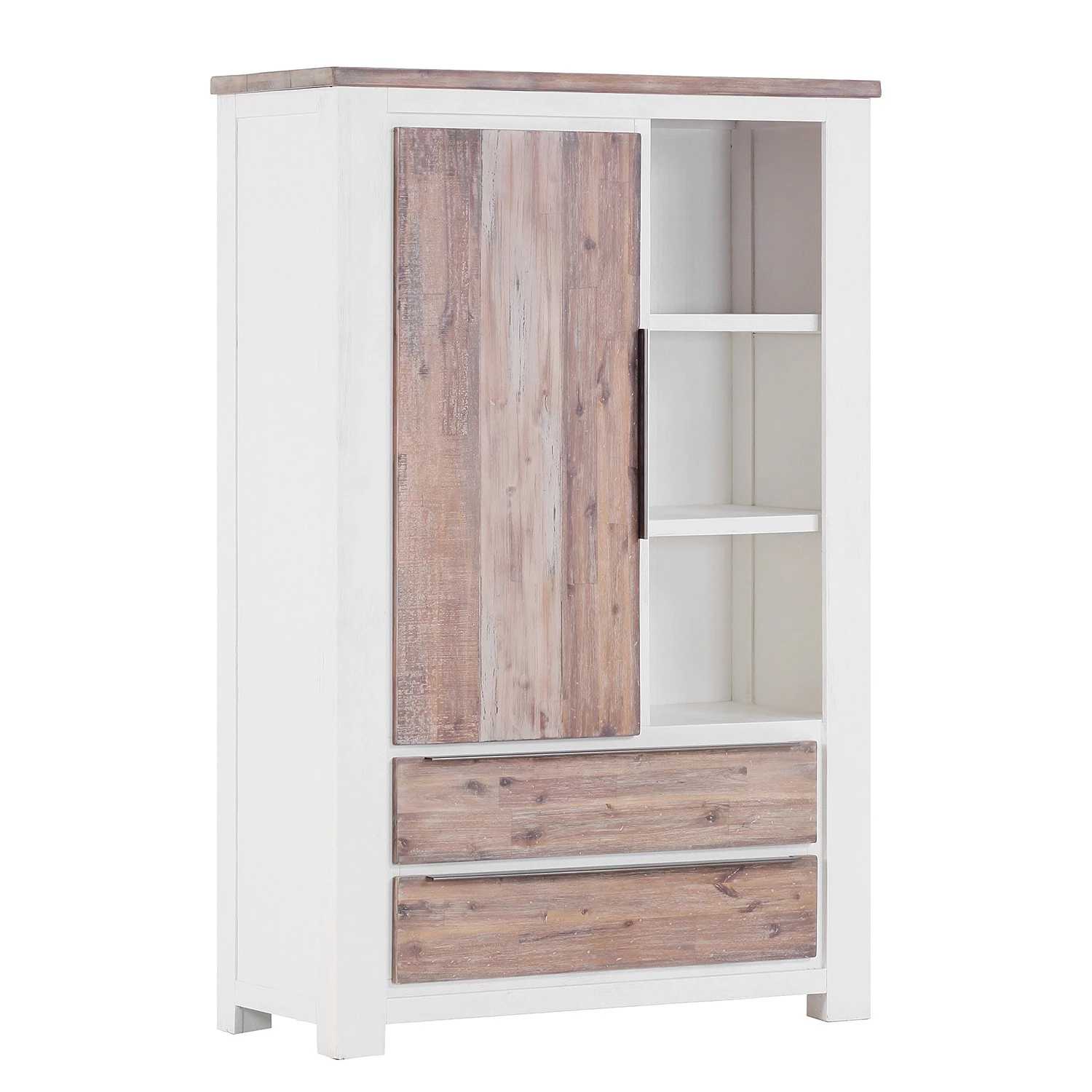 Maison Belfort Commode Doral - Partiellement en acacia massif - Marron / Beige 1 Maison Belfort Commode Doral - Partiellement en acacia massif - Marron / Beige