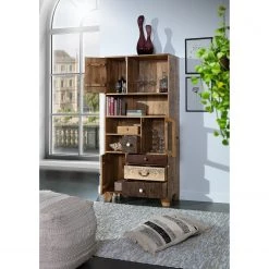 Ars manufacti Étagère Curenna I - Manguier partiellement massif - Manguier / Marron -Meubles de salle à manger Soldes Magasin 1000040374 220127 130020000022 MOOD DETAILS P000000001000040374 mood