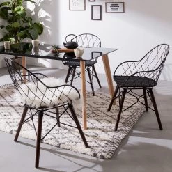 Eva Padberg Collection Chaise à accoudoirs Le Gaillard - Noir / marron foncé 18 Eva Padberg Collection Chaise à accoudoirs Le Gaillard - Noir / marron foncé -Meubles de salle à manger Soldes Magasin 1000050802 200610 13022300003 MOOD DETAILS P000000001000050802 mood