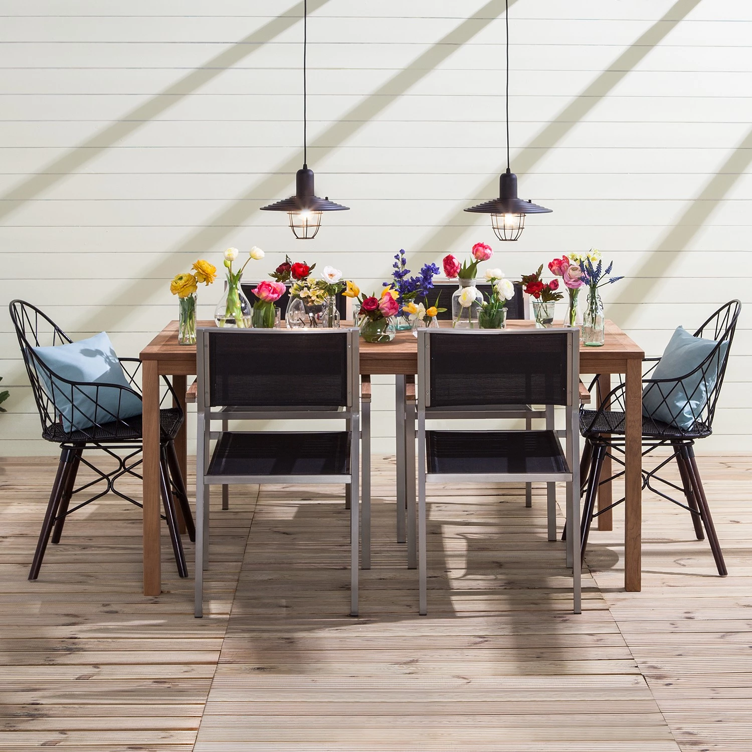 Eva Padberg Collection Chaise à accoudoirs Le Gaillard - Noir / marron foncé 4 Eva Padberg Collection Chaise à accoudoirs Le Gaillard - Noir / marron foncé – Image 4