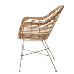 Eva Padberg Collection Chaise Garston (avec coussin d'assise) - Rotin / Métal - Rotin / Blanc 18 Eva Padberg Collection Chaise Garston (avec coussin d'assise) - Rotin / Métal - Rotin / Blanc -Meubles de salle à manger Soldes Magasin 1000050849 190812 13025000003 DETAILS P000000001000050849