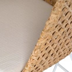 Mørteens Chaise Nokomai (avec coussin d'assise) - Rotin / Métal - Rotin / Blanc -Meubles de salle à manger Soldes Magasin 1000050850 210520 16125900006 DETAILS P000000001000050850