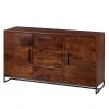 Ars manufacti Buffet Woodson - Acacia brun - Largeur : 145 cm