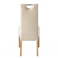 Ars Natura Chaises Lenya (lot de 2) - Imitation cuir beige / Hêtre naturel 11 Ars Natura Chaises Lenya (lot de 2) - Imitation cuir beige / Hêtre naturel -Meubles de salle à manger Soldes Magasin 1000063634 201016 12322300013 DETAILS P000000001000063634