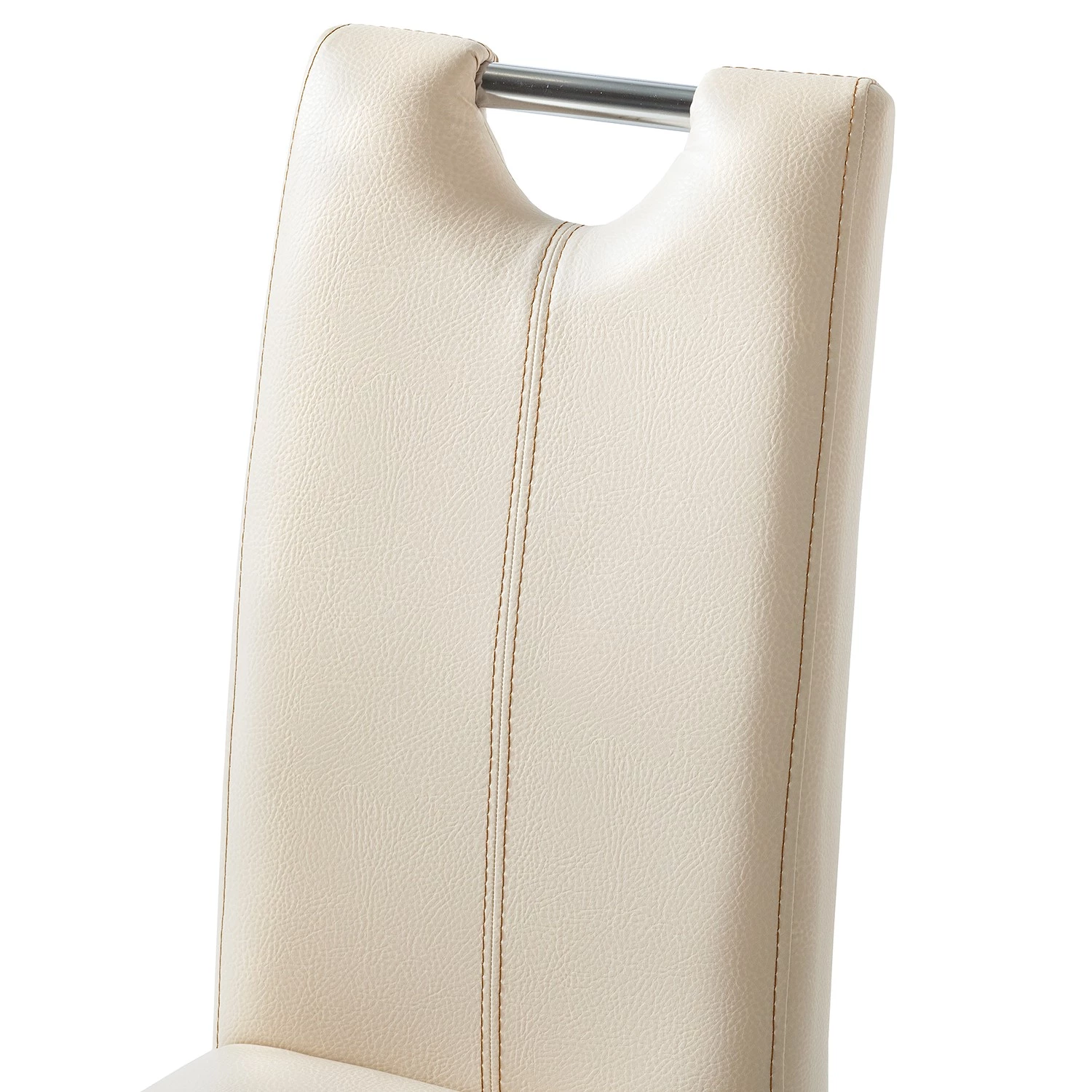Ars Natura Chaises Lenya (lot de 2) - Imitation cuir beige / Hêtre naturel 5 Ars Natura Chaises Lenya (lot de 2) - Imitation cuir beige / Hêtre naturel – Image 5