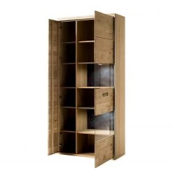 Ars Natura Armoire vitrine Lopburi - Chêne bianco partiellement massif / Ardoise 14 Ars Natura Armoire vitrine Lopburi - Chêne bianco partiellement massif / Ardoise -Meubles de salle à manger Soldes Magasin 1000064082 200811 13520900289 DETAILS P000000001000064082