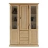 Ridgevalley Armoire vitrine Breddin II - Pin massif - Sans éclairage