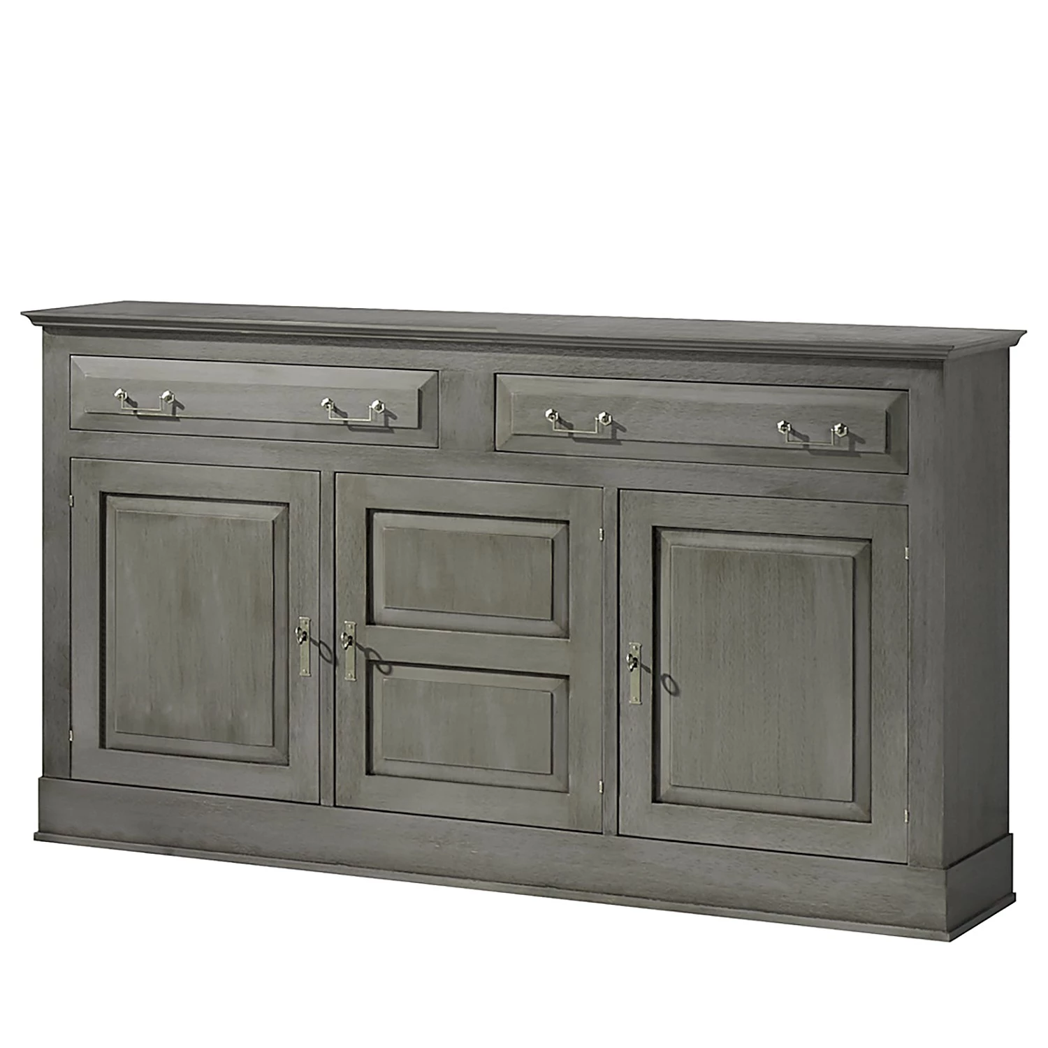 Maison Belfort Buffet Azjana - Pin massif - Gris 1 Maison Belfort Buffet Azjana - Pin massif - Gris
