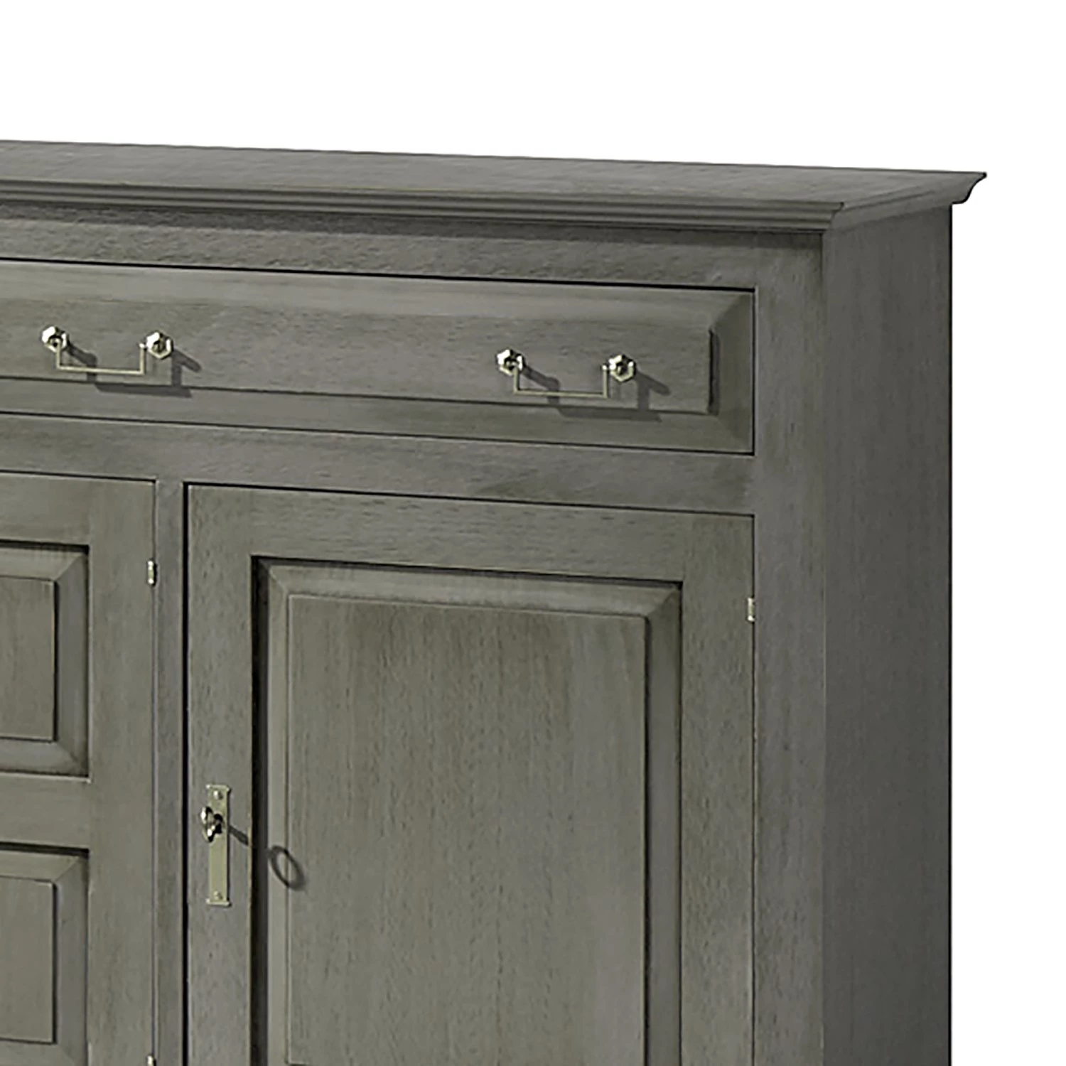 Maison Belfort Buffet Azjana - Pin massif - Gris 3 Maison Belfort Buffet Azjana - Pin massif - Gris – Image 3