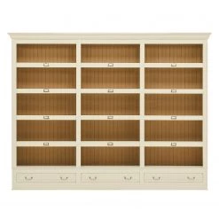 Maison Belfort Étagères Azjana - Pin blanc / Pin couleur miel - Sans échelle