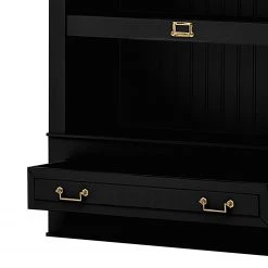 Maison Belfort Bibliothèque Azjana I - Noir -Meubles de salle à manger Soldes Magasin 1000084337 201004 11404100406 DETAILS P000000001000084337