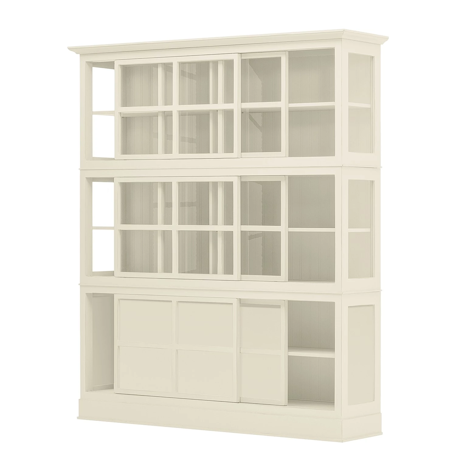 Maison Belfort Vitrine Azjana - Pin blanc verni 2 Maison Belfort Vitrine Azjana - Pin blanc verni – Image 2