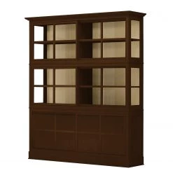 Maison Belfort Vitrine Azjana - Pin marron / Pin crème