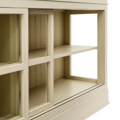 Maison Belfort Buffet haut Azjana - Beige clair -Meubles de salle à manger Soldes Magasin 1000084384 201004 11512400591 DETAILS P000000001000084384