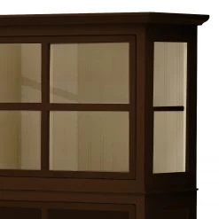 Maison Belfort Buffet haut Azjana - Pin marron / Pin crème -Meubles de salle à manger Soldes Magasin 1000084393 201004 11541600642 DETAILS P000000001000084393