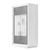 LC Spa Vitrine Forenza - Imitation béton / Blanc