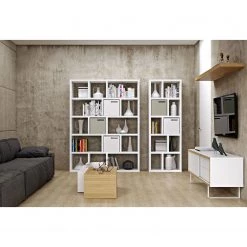 Temahome Étagère Berlin - Blanc mat - Blanc - 150 x 198 cm -Meubles de salle à manger Soldes Magasin 1000095012 180712 104702107 MOOD GALLERYIMAGES P000000001000095012 mood