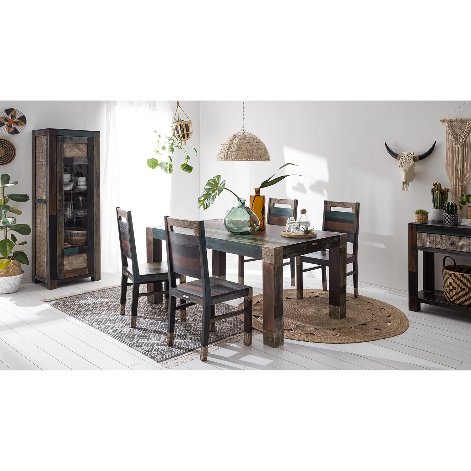 Wolf-Möbel Chaises Goa (lot de 2 chaises) - Multicolore 3 Wolf-Möbel Chaises Goa (lot de 2 chaises) - Multicolore – Image 3