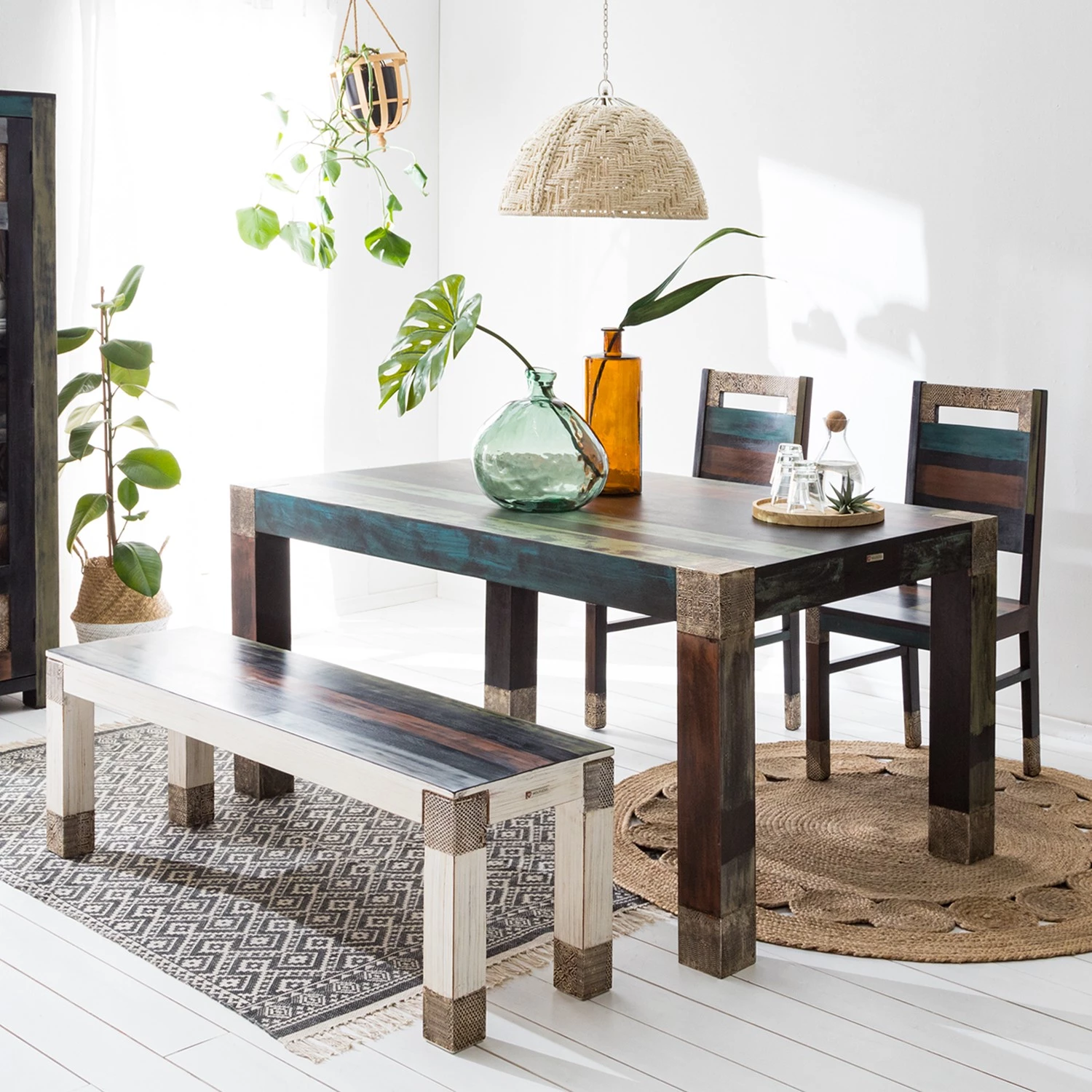 Wolf-Möbel Chaises Goa (lot de 2 chaises) - Multicolore 2 Wolf-Möbel Chaises Goa (lot de 2 chaises) - Multicolore – Image 2