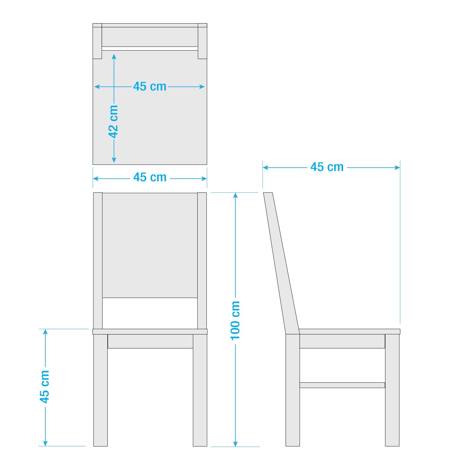 Wolf-Möbel Chaises Goa (lot de 2 chaises) - Multicolore 14 Wolf-Möbel Chaises Goa (lot de 2 chaises) - Multicolore – Image 14