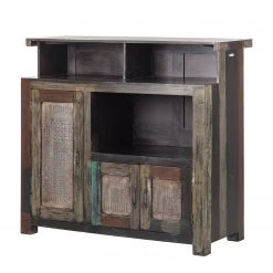 Wolf-Möbel Bar Goa - Partiellement en manguier massifs - Multicolore